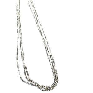 Premier Designs Triple Strand Silver-tone Necklace 18" Unisex